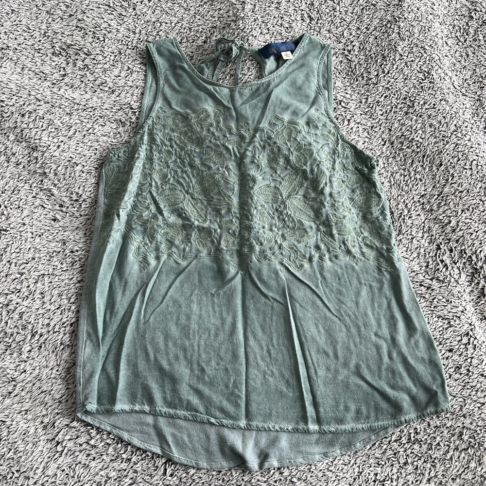 Denim Tie Back Tank